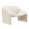 Boucle Sherpa Accent Chair Lounge Chair White - Off-White