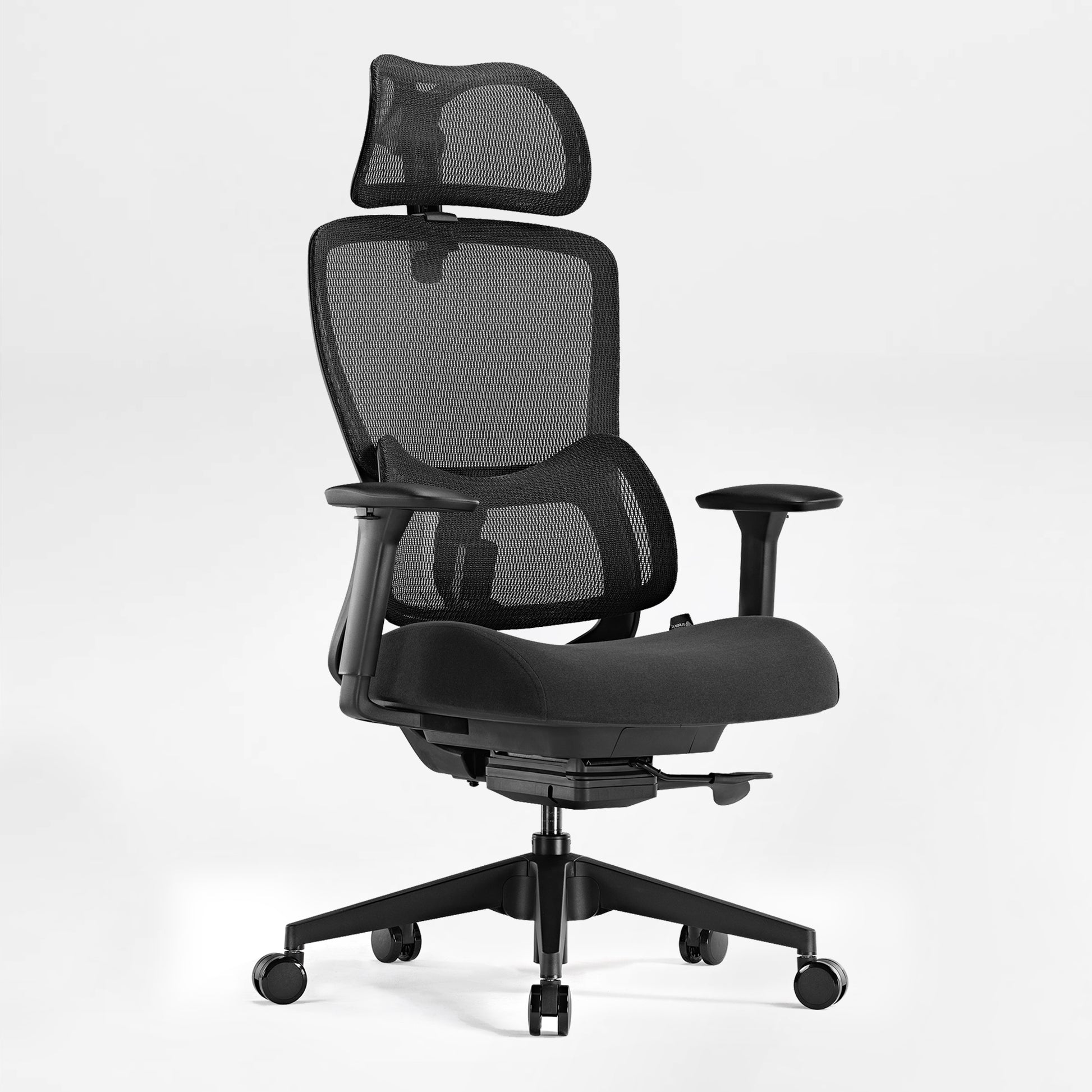 Lark Ergonomic Office Chair, Black Mesh Back, Adjustable Lumbar Support, Designed for Spinal Health, Eureka Ergonomic.