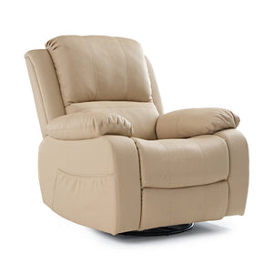 BRONZE BEIGE, Manual Recliner Chair Rocking Swivel Single