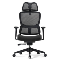 Lark Ergonomic Office Chair, Black Mesh Back and Lumbar Support for Spinal Health and Office Use.
