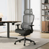 LARK, Adjustable Lumbar Home Office Chair - Gray