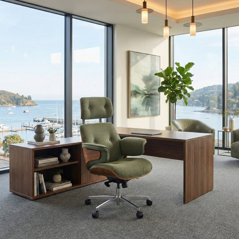 Mathias Soft, Premium Fabric Executive Office Chair