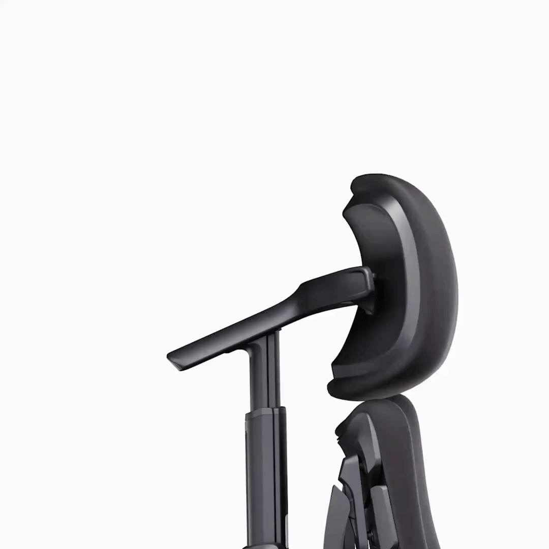 Eureka Ergonomic LiberNovo Omni Pro headrest adjustment diagram