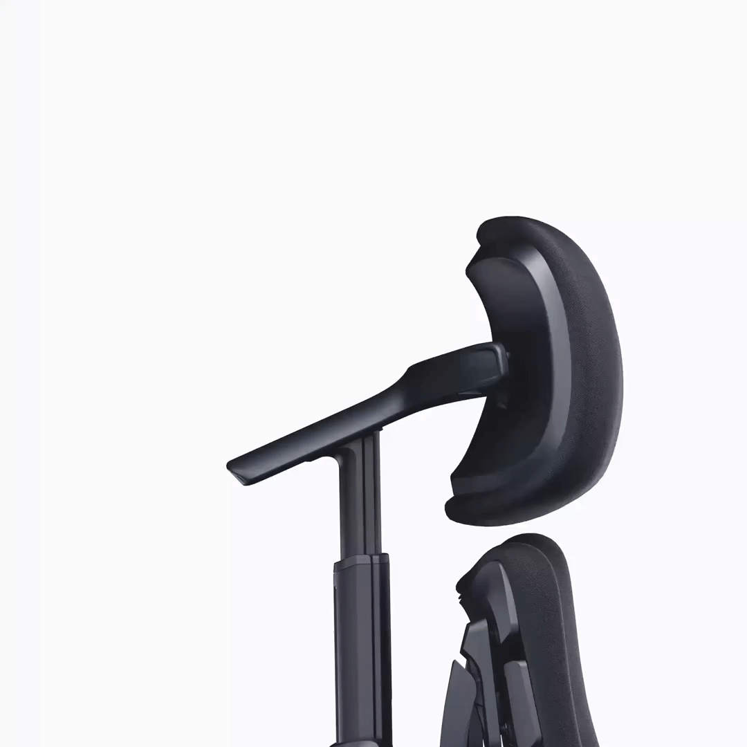 Eureka Ergonomic LiberNovo Omni headrest adjustment diagram