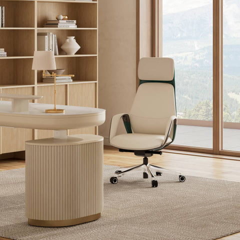 Serene, Napa Leather Executive Office Chair