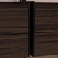 Arundel Colonnade Modular Shelving System, Black Oak