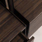 Arundel Colonnade Modular Shelving System, Black Oak