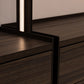 Arundel Colonnade Modular Shelving System, Black Oak