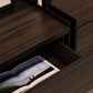 Arundel Colonnade Modular Shelving System, Black Oak