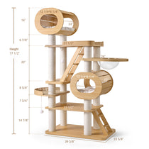 Babylon, 76" Extra Large Multi-Cat Tree Tower