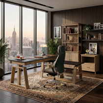 Executive Office Set: Ark EX Standing Desk, Chair & Storage