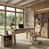 Executive Office Set：Ark EL Standing Desk, Chair & Storage - Ark+Galene