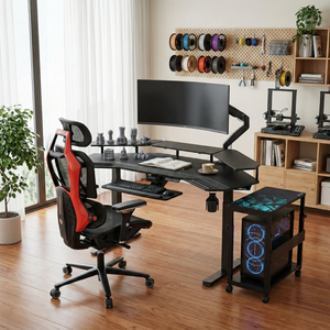 Professional Set: Aero Pro Standing Desk,  Gaming Chair & Accessories