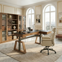 Executive Office Set:  Ark Standing Desk & Premium Executive Chair