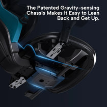 Eureka Ergonomic Typhon Gaming Chair - Patented Gravity-Sensing Chassis for Easy Leaning and Support.