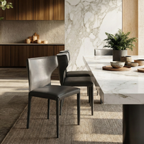 Majestic, Dining Side Chairs Set of 2, Gray