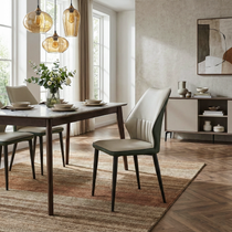 Ember, Upholstered Dining Side Chair Set of 2, Gray & Bottle Green