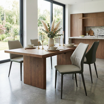 Ember, Upholstered Dining Side Chair Set of 2, Gray & Bottle Green