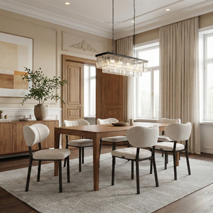 Nibbles, Upholstered Dining Side Chairs Set of 2, White