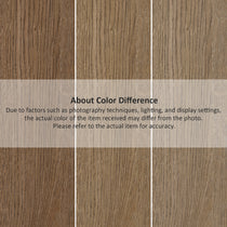 Oak Wood Grain Color Variation. Notice On the Color Differences Caused By Photography for Ark El 71'' Bookshelf.