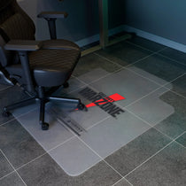 Call of Duty Warzone Floor Mat By Eureka Ergonomic, Under a Gaming Chair. Protects Floor From Wear.