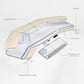 Eureka Ergonomic Aero Pro Standing Desk Layout: Mouse Pad, Storage, and Operating Areas.