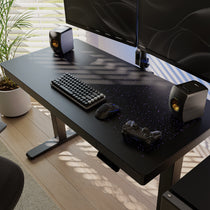 Eureka Ergonomic Home Office Setup with Black 47 Inch Wonder Desk Electric Standing Desk
