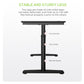 47" Manual Height Adjustable Office Desk