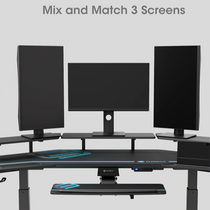 Aero Pro Wing-Shaped Standing Desk (72"x23")