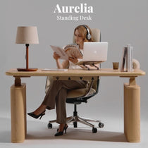 Opal Aurelia Fluted Standing Desk (60"x29")