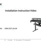 Aero Pro Wing-Shaped Standing Desk (72"x23")