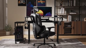 Typhon II Hybrid Ergonomic Gaming Chair Product Video, gray