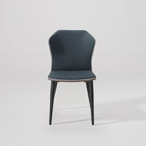 Elysian, Upholstered Dining Side Chairs Set of 2,  Blue