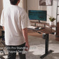 Aero Pro Wing Shaped Standing Desk (63"x23")