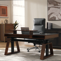 Ark Pro L-Shaped Standing Desk (Sintered Stone, 63"x23")