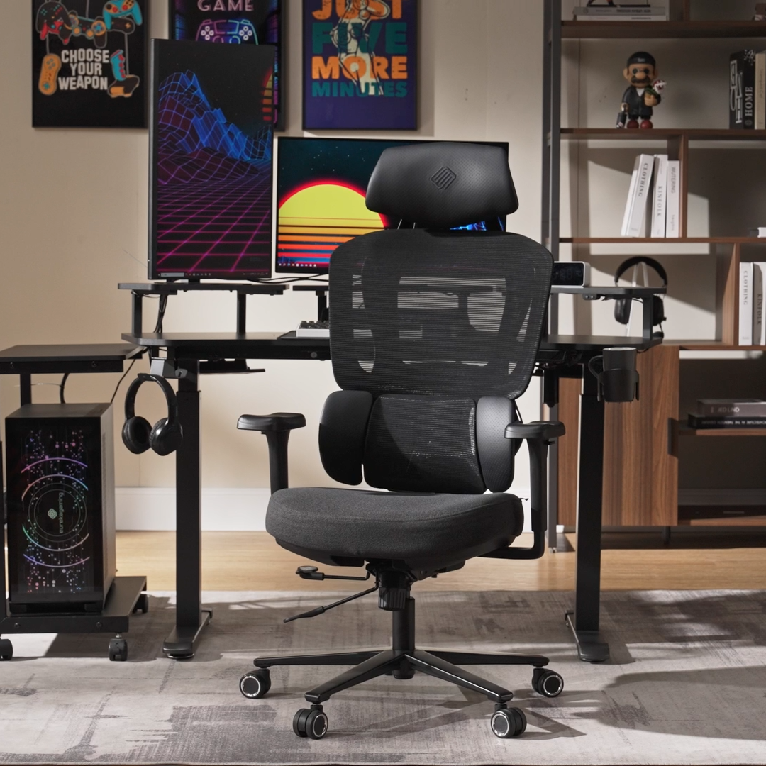 【MochiBLACK ELEPHANTダイニングチェアアーム付き② Best Comfy Hybrid Ergonomic Gaming Mesh Chair | Eureka Ergonomic