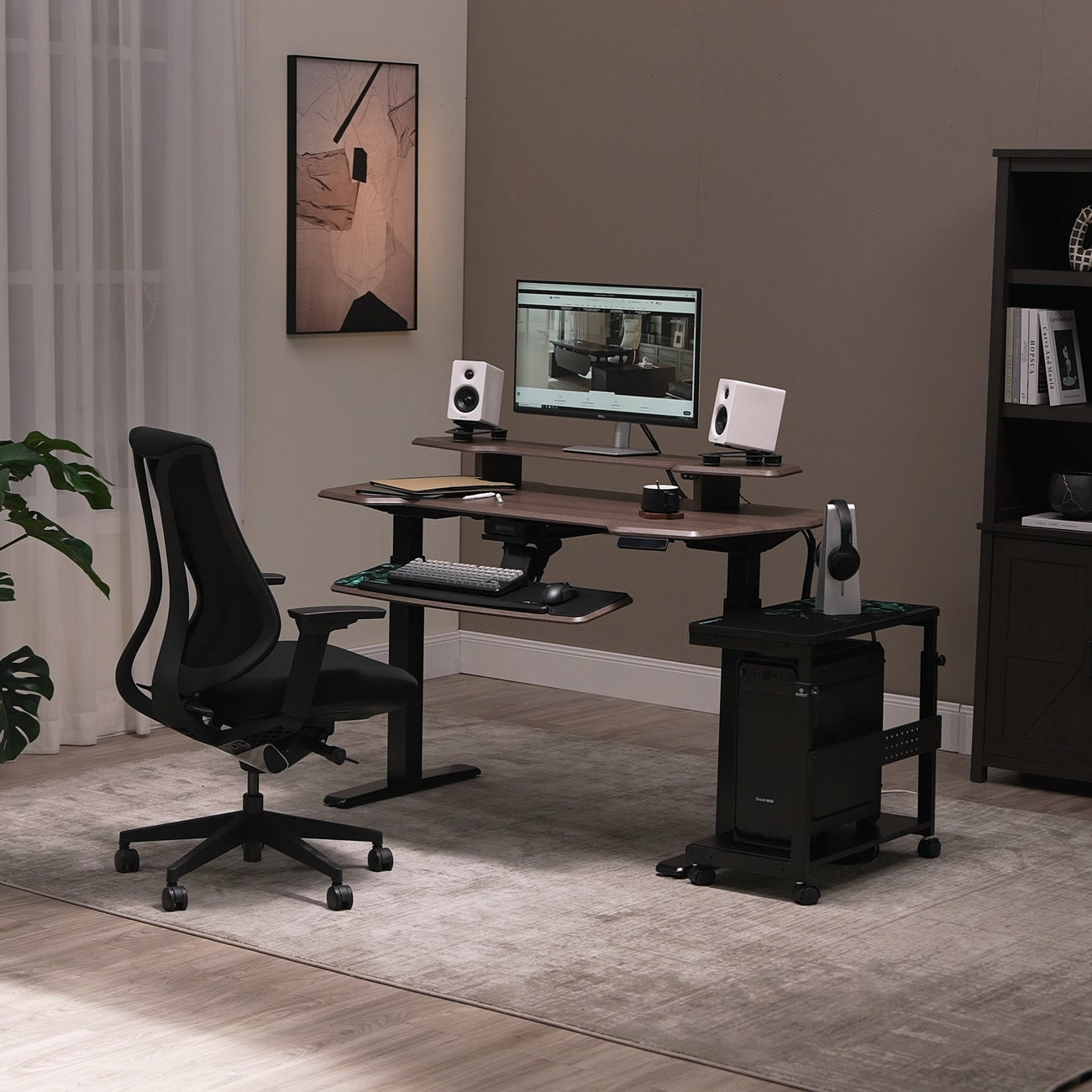 55" Standing desk for upgrading productivity