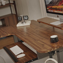 L-Shaped Standing Desk with Accessories Set (60"x23")