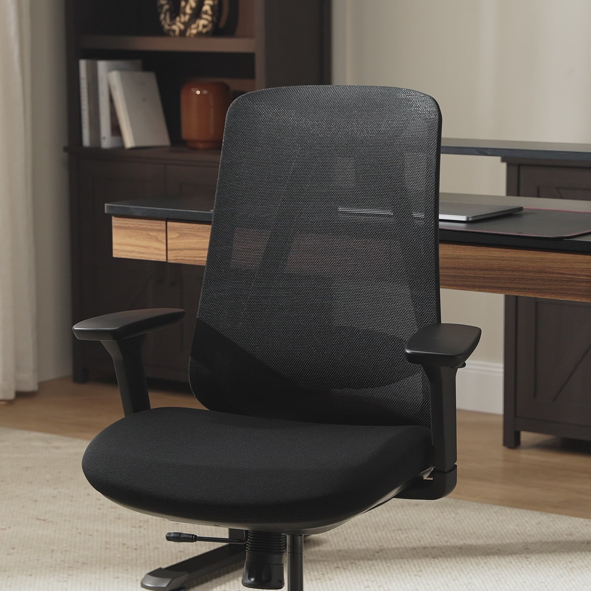 Nico Ergonomic Office Chair With Black Mesh Back, Adjustable Back Curve&Lumbar Support, Ergonomic Design,Video