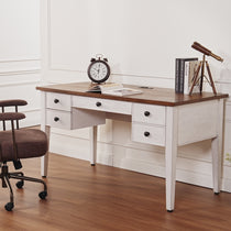 Farmhouse Office Desk with Drawers