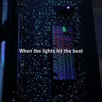 Wonder,  Touch-Activated Glowing Glass Standing Desk (47"x23")