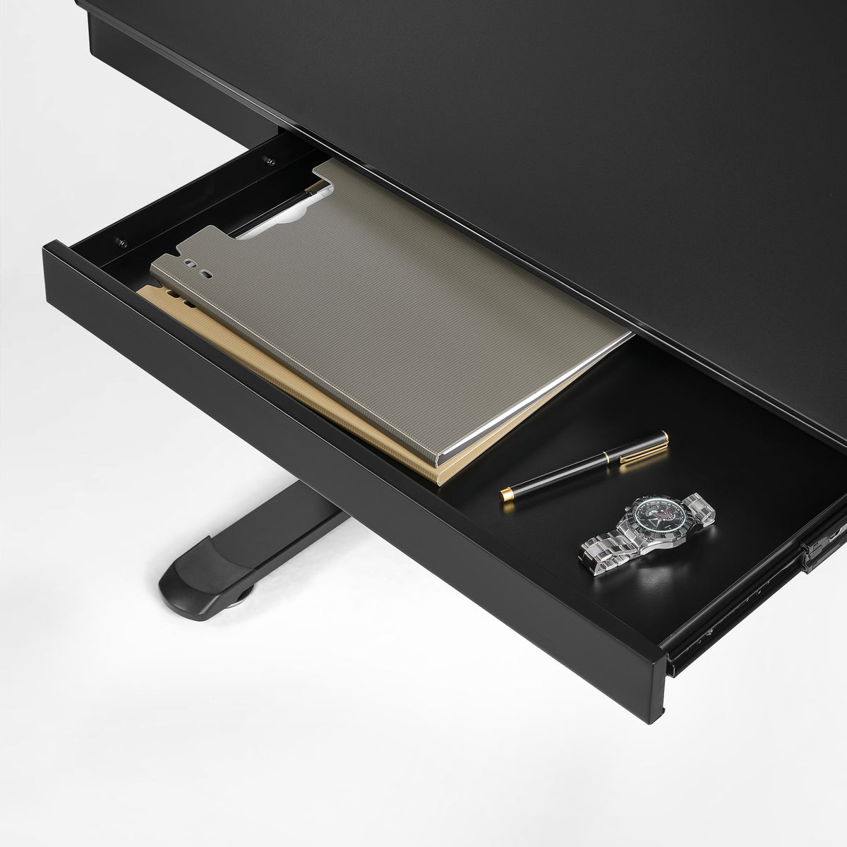 Wonder Desk Eureka Ergonomic Wonder Touch-Activated Glowing Glass Standing Desk