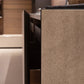 Arundel Dark Walnut Wall System with Slatted Cabinet and Led Lighting