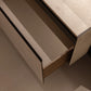 Arundel Dark Walnut Wall System, Shelving & Storage Wall with Led Lighting