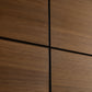 Arundel Dark Walnut Wall System, Shelving & Storage Wall with Led Lighting