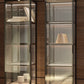 Arundel Dark Walnut Wall System, Shelving & Storage Wall with Led Lighting