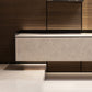 Arundel Dark Walnut Wall System, Shelving & Storage Wall with Led Lighting