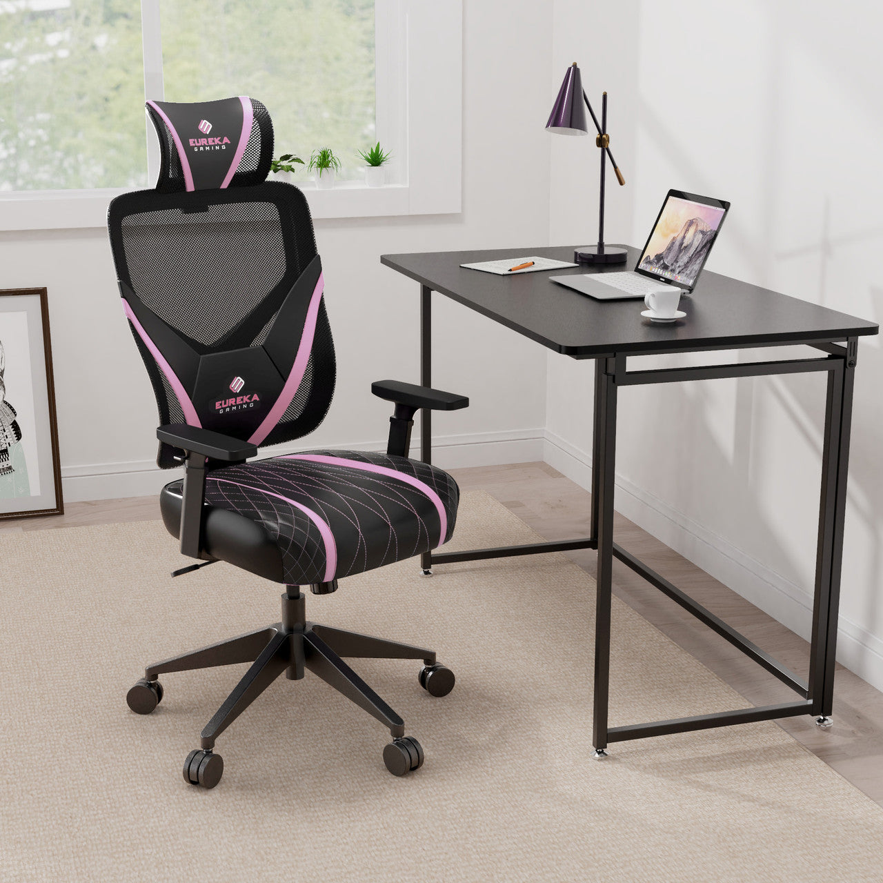 Mesh Ergonomic Chair, Pink | GE300 | Eureka Ergonomic