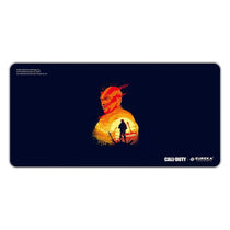 Call of Duty Mouse Pad By Eureka Ergonomic, Featuring a Character Silhouette and Sunset Design.