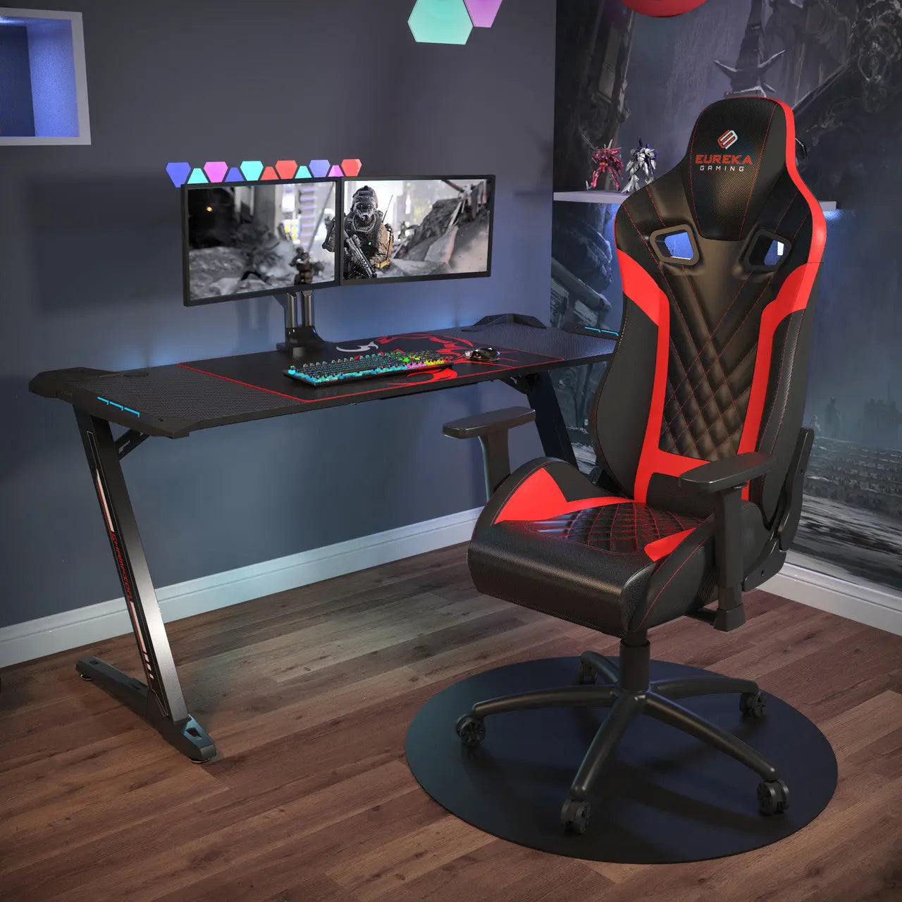 Gaming chair for tall on sale desk